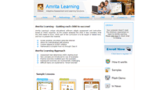 Desktop Screenshot of amritalearning.com